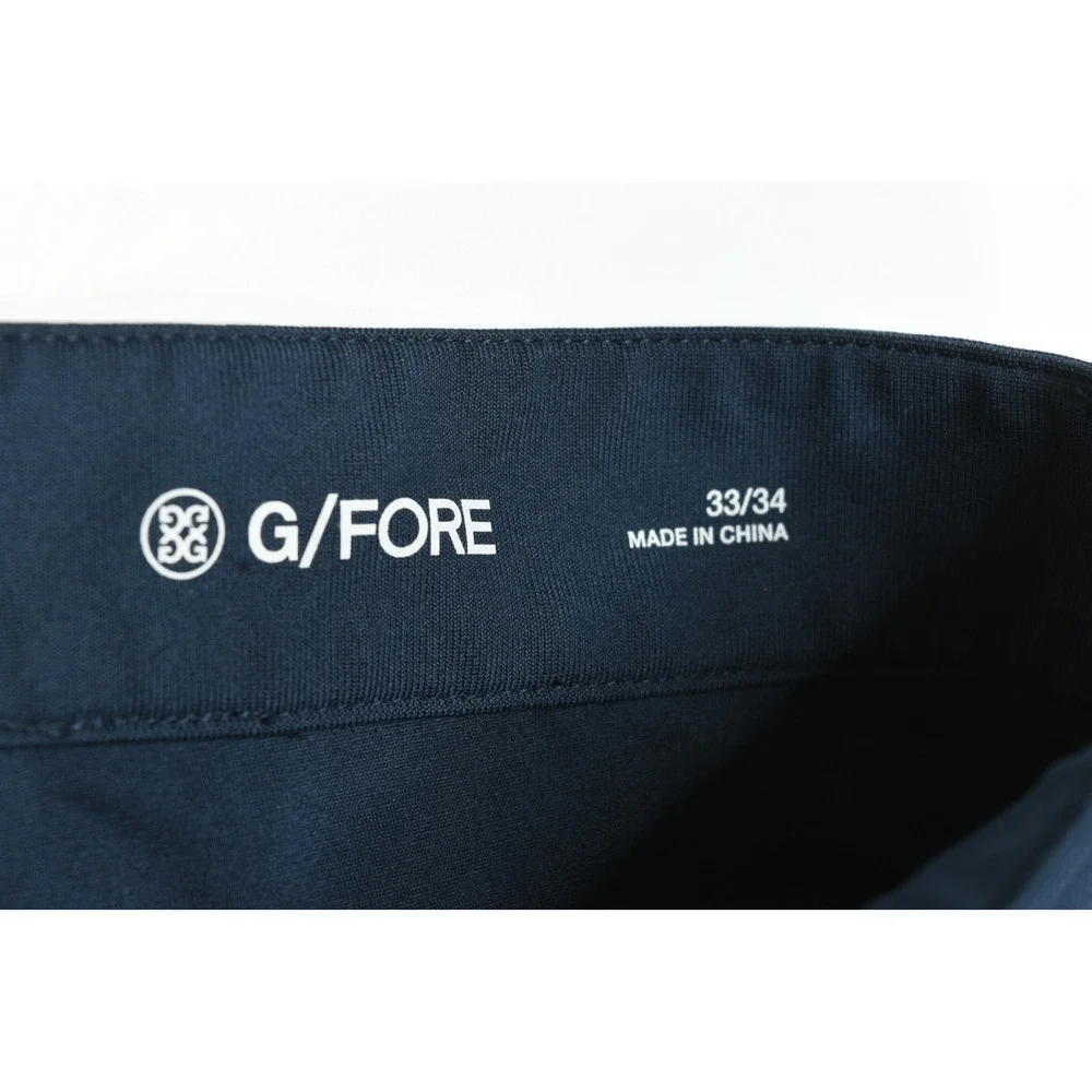 G/FORE Golf Pants Mens 32x29.5 Navy Blue Slim Athletic Fit Stretch